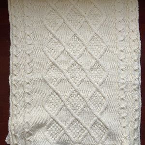 Handmade wool baby blanket